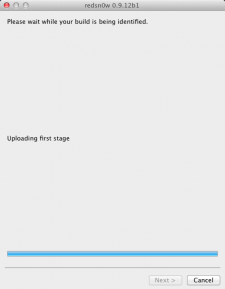 Uploading first stage